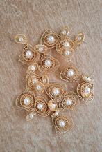 Load image into Gallery viewer, Gold Seaside Pearl Drop Statement Earrings