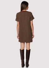 Load image into Gallery viewer, Fall Suede Herringbone 
Noble Embrace Mini Dress