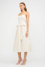 Load image into Gallery viewer, Silvia Cotton Poplin Midi Dress