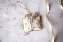 Load image into Gallery viewer, Present Irish Linen Holiday Ornament