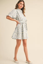 Load image into Gallery viewer, Pretty Little Ruffled Tiered Floral Mini Dress
