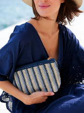Load image into Gallery viewer, The Maya Straw Zip Pouch