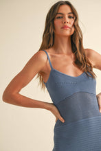 Load image into Gallery viewer, Blue Granite Resort Knit Dress