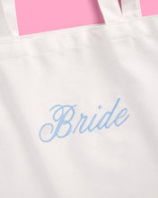 Load image into Gallery viewer, "Tying the Knot" Bride Canvas Tote