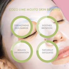 Load image into Gallery viewer, Coco Lime Mojito Clarifying Biocellulose Mocktail Mask