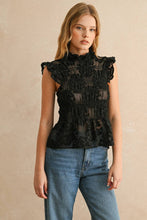 Load image into Gallery viewer, Pretty Little Velvet Lace Blouse