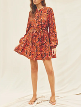Load image into Gallery viewer, Harvest Moon Venus Button Up Mini Dress