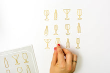 Load image into Gallery viewer, Cocktail Paper Clips Set of 6

