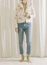 Load image into Gallery viewer, Shabby Chic Rose Quilted Puff Jacket