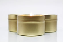 Load image into Gallery viewer, Pink Magnolia & Peony Gold Candle Tin