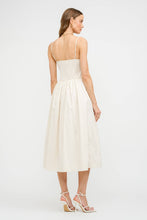 Load image into Gallery viewer, Silvia Cotton Poplin Midi Dress