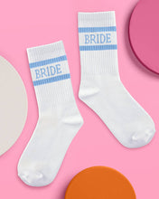 Load image into Gallery viewer, "Something Blue" Bride Socks