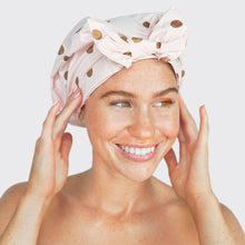 Load image into Gallery viewer, Blush Dot Luxury Shower Cap