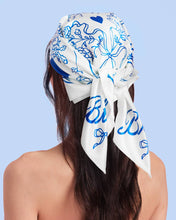 Load image into Gallery viewer, Something Blue Bride "Silk" Scarf