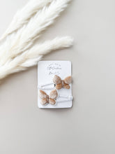 Load image into Gallery viewer, Velvet Butterfly Hair Clip Set