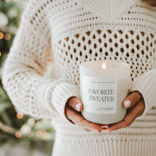 Load image into Gallery viewer, Favorite Sweater 15 oz Matte Soy Candle