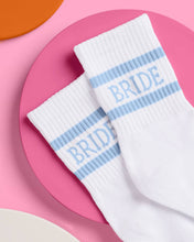 Load image into Gallery viewer, "Something Blue" Bride Socks