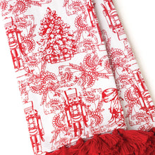Load image into Gallery viewer, Classic Nutcracker Tassel Kitchen Towel Set