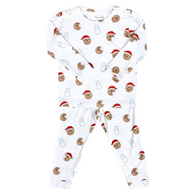 Load image into Gallery viewer, Cookies For Santa Bamboo Kid's Long Sleeve Pajama Set