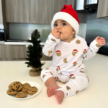 Load image into Gallery viewer, Cookies For Santa Bamboo Kid's Long Sleeve Pajama Set