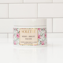 Load image into Gallery viewer, Merry + Bright Balsam Whipped Creme Body Cleanser