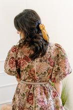 Load image into Gallery viewer, Burgundy Multi Mia Babydoll Dress