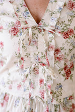 Load image into Gallery viewer, Brigitte Cream Floral Ruffle Set