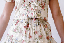 Load image into Gallery viewer, Brigitte Cream Floral Ruffle Set
