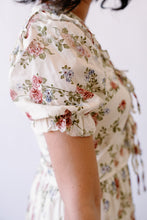 Load image into Gallery viewer, Brigitte Cream Floral Ruffle Set