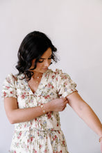 Load image into Gallery viewer, Brigitte Cream Floral Ruffle Set