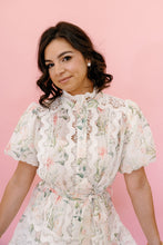 Load image into Gallery viewer, Romantic Floral Lace Mock Neck Mini Dress