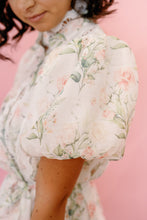 Load image into Gallery viewer, Romantic Floral Lace Mock Neck Mini Dress