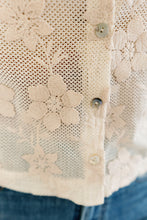 Load image into Gallery viewer, Floral Embroidered Cream Top