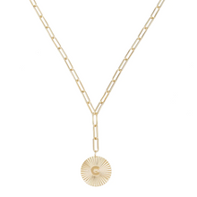 Load image into Gallery viewer, She's Spicy Lariat Initial Necklace