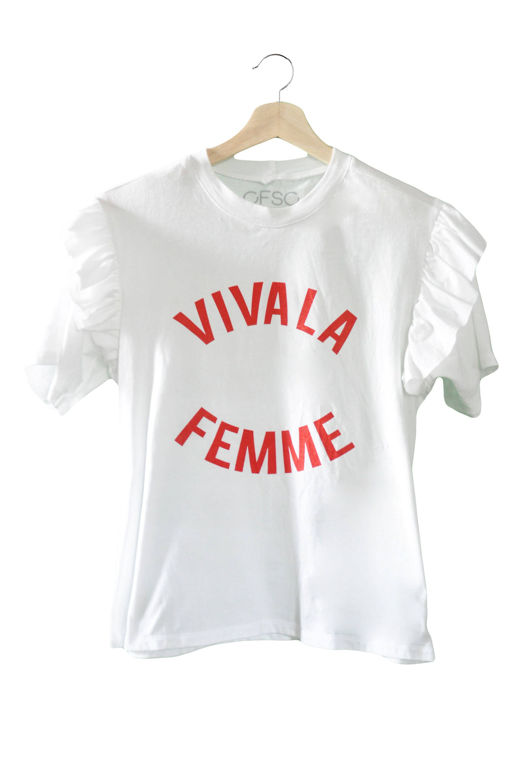 Viva La Femme Ruffle T-shirt