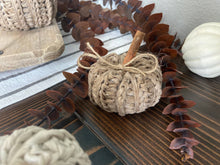 Load image into Gallery viewer, Hygge Fall Crochet Pumpkin