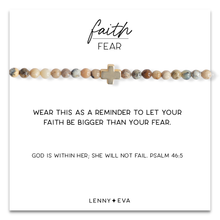 Load image into Gallery viewer, Faith Over Fear Stretch Bracelet