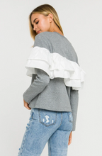 Load image into Gallery viewer, Ruffle Sweatshirt