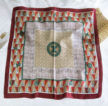 Load image into Gallery viewer, Square Silk Scarf Classic Edition
