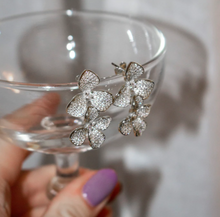 Load image into Gallery viewer, Sakura Statement Dangle Earrings