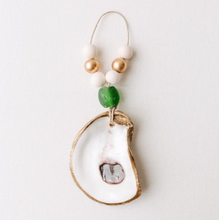 Load image into Gallery viewer, Custom Gilded Oyster Shell Ornament