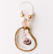 Load image into Gallery viewer, Custom Gilded Oyster Shell Ornament