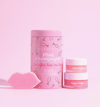 Load image into Gallery viewer, Pink Champagne Lip Care Set + Lip Scrubber