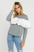 Load image into Gallery viewer, Ruffle Sweatshirt