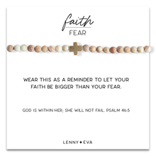Load image into Gallery viewer, Faith Over Fear Stretch Bracelet