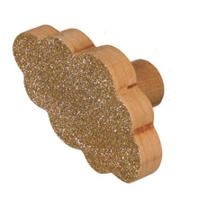 Load image into Gallery viewer, Golden Glitter Cloud Wall Peg