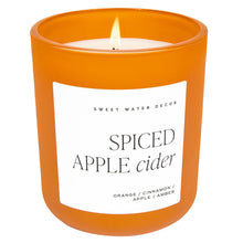 Load image into Gallery viewer, Spiced Apple Cider 15oz Matte Soy Candle