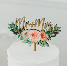 Load image into Gallery viewer, Natural Wood Cake Topper