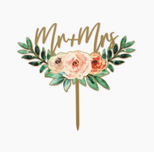 Load image into Gallery viewer, Natural Wood Cake Topper