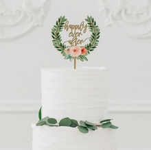 Load image into Gallery viewer, Natural Wood Cake Topper